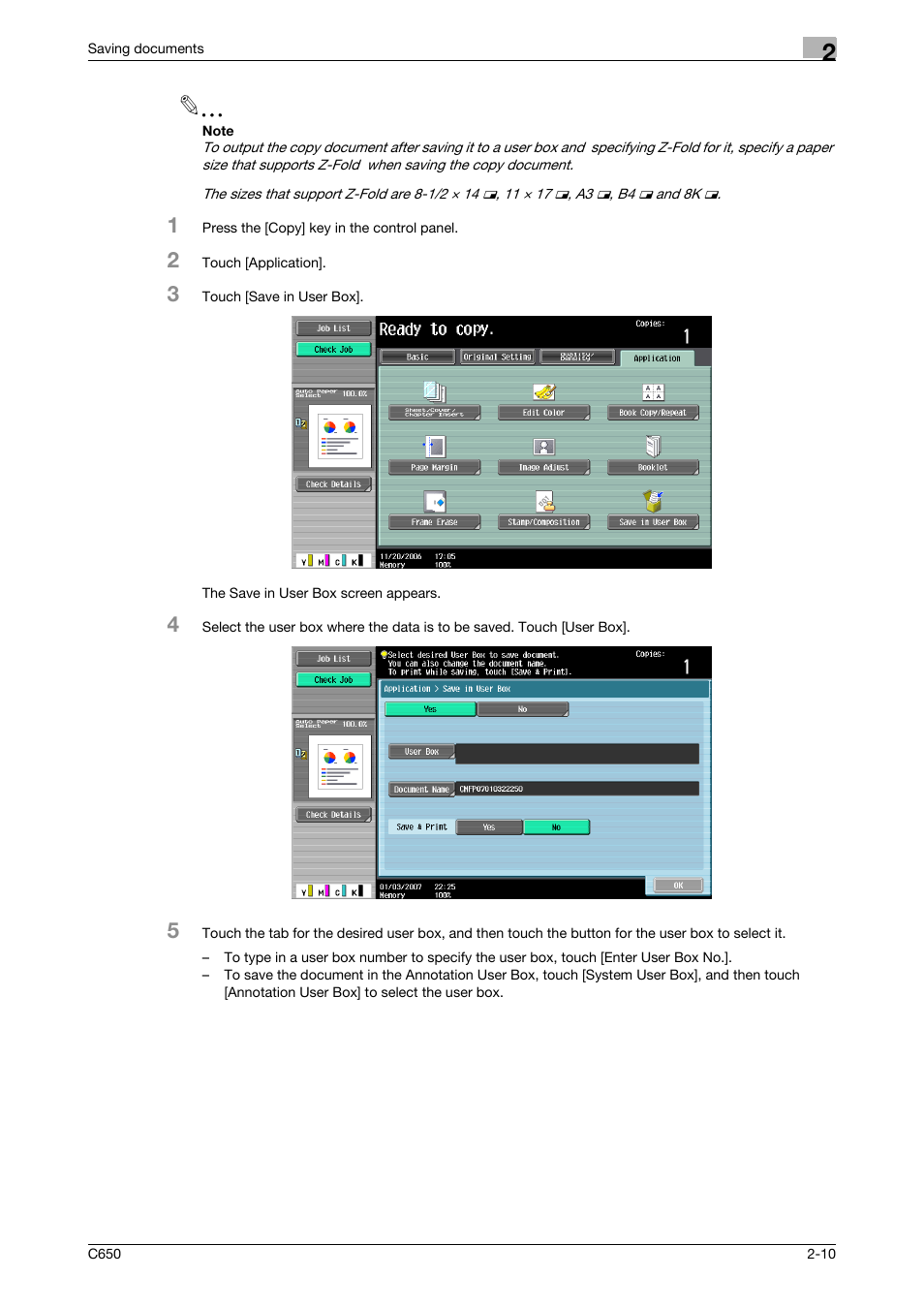 Konica Minolta bizhub C650 User Manual | Page 35 / 280