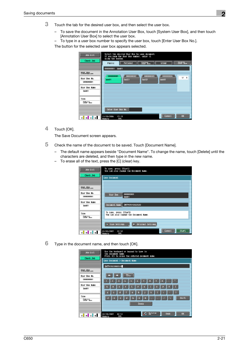 Konica Minolta bizhub C650 User Manual | Page 46 / 280