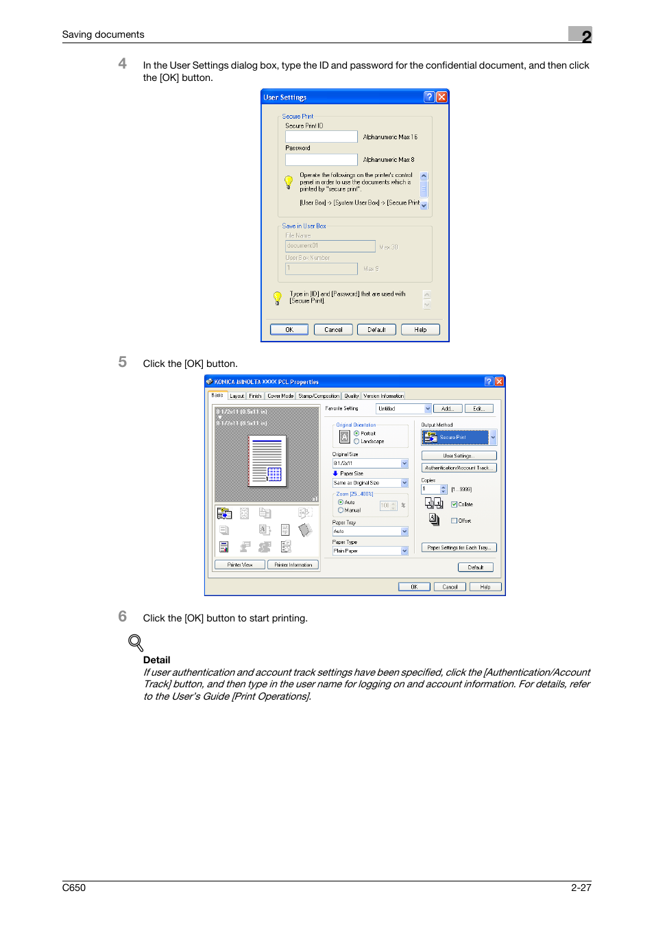 Konica Minolta bizhub C650 User Manual | Page 52 / 280