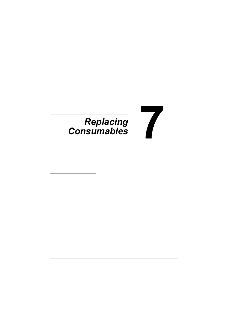 Ch.7 replacing consumables, 7 replacing consumables | Konica Minolta magicolor 7450 II grafx User Manual | Page 137 / 252