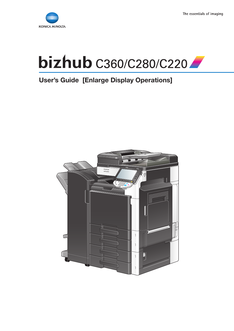 Konica Minolta BIZHUB C360 User Manual | 63 pages