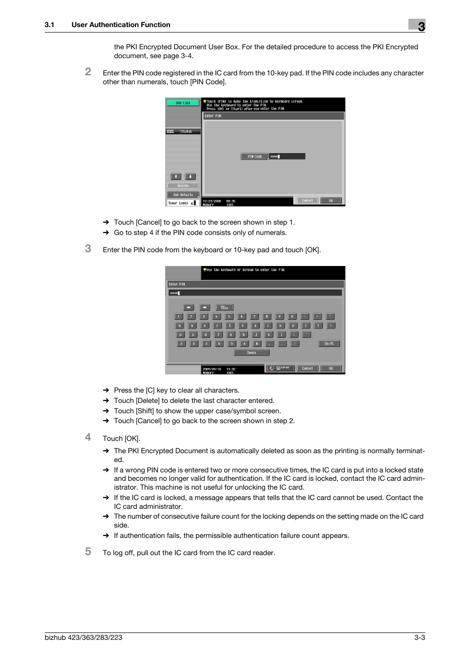 Konica Minolta BIZHUB 223 User Manual | Page 51 / 55