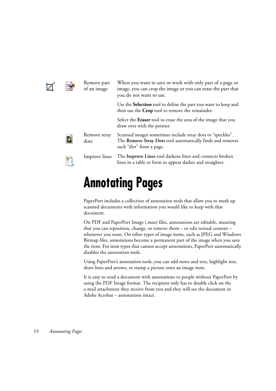 Annotating pages | Konica Minolta Magicolor 2480MF User Manual | Page 19 / 28