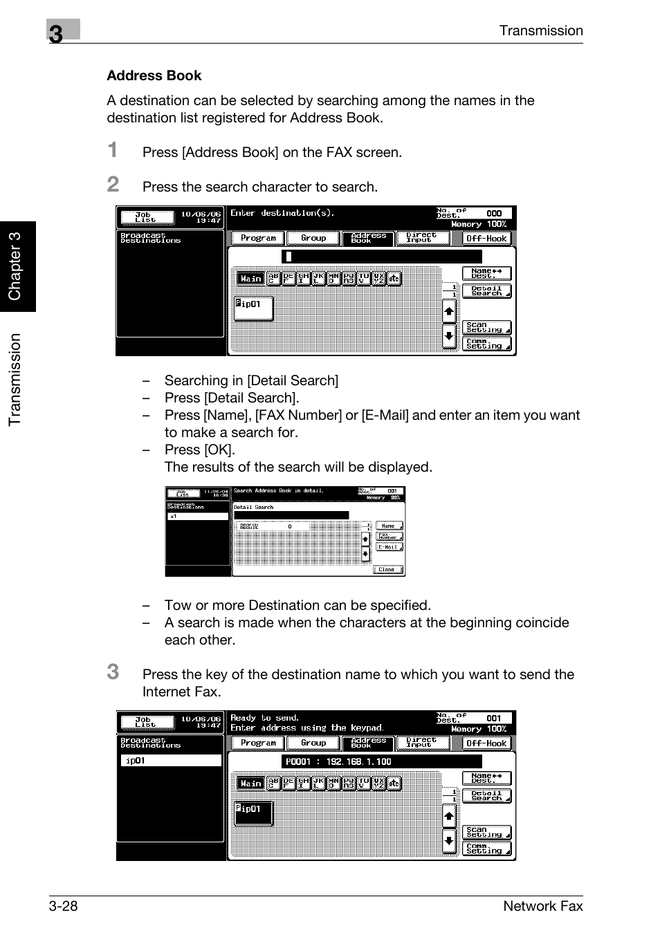 Address book | Konica Minolta bizhub 750 User Manual | Page 67 / 334