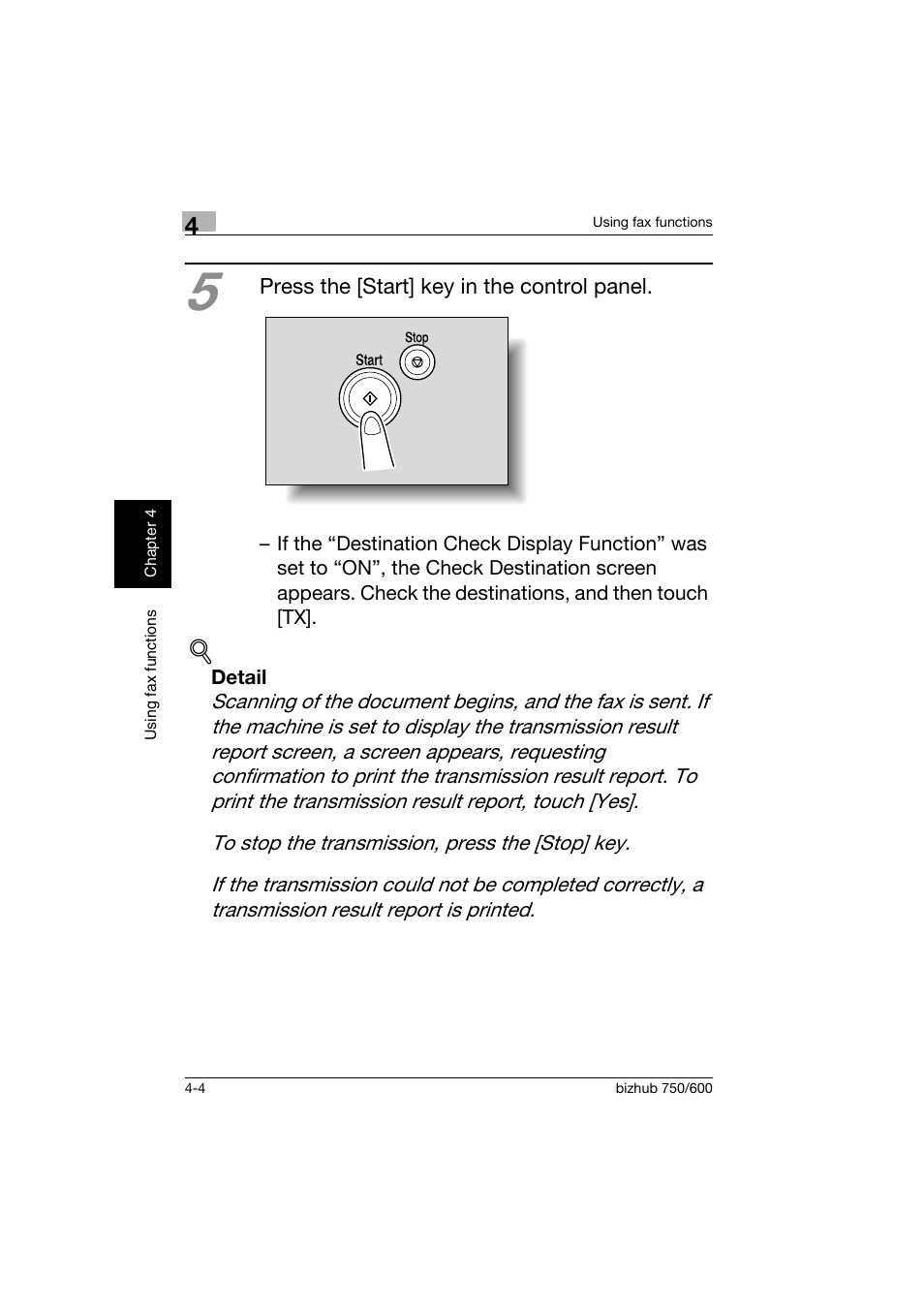 Konica Minolta bizhub 750 User Manual | Page 111 / 150