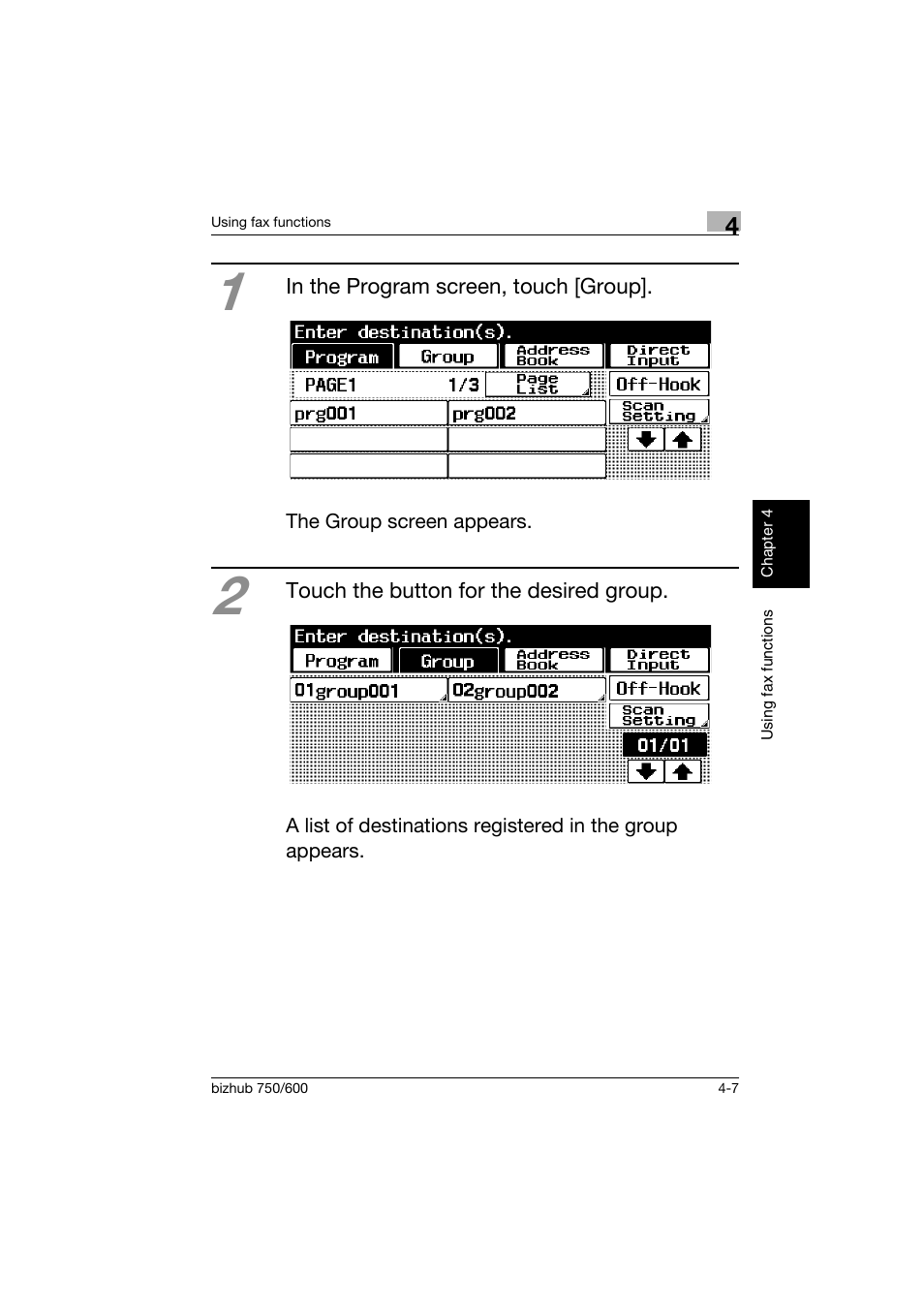 Konica Minolta bizhub 750 User Manual | Page 114 / 150