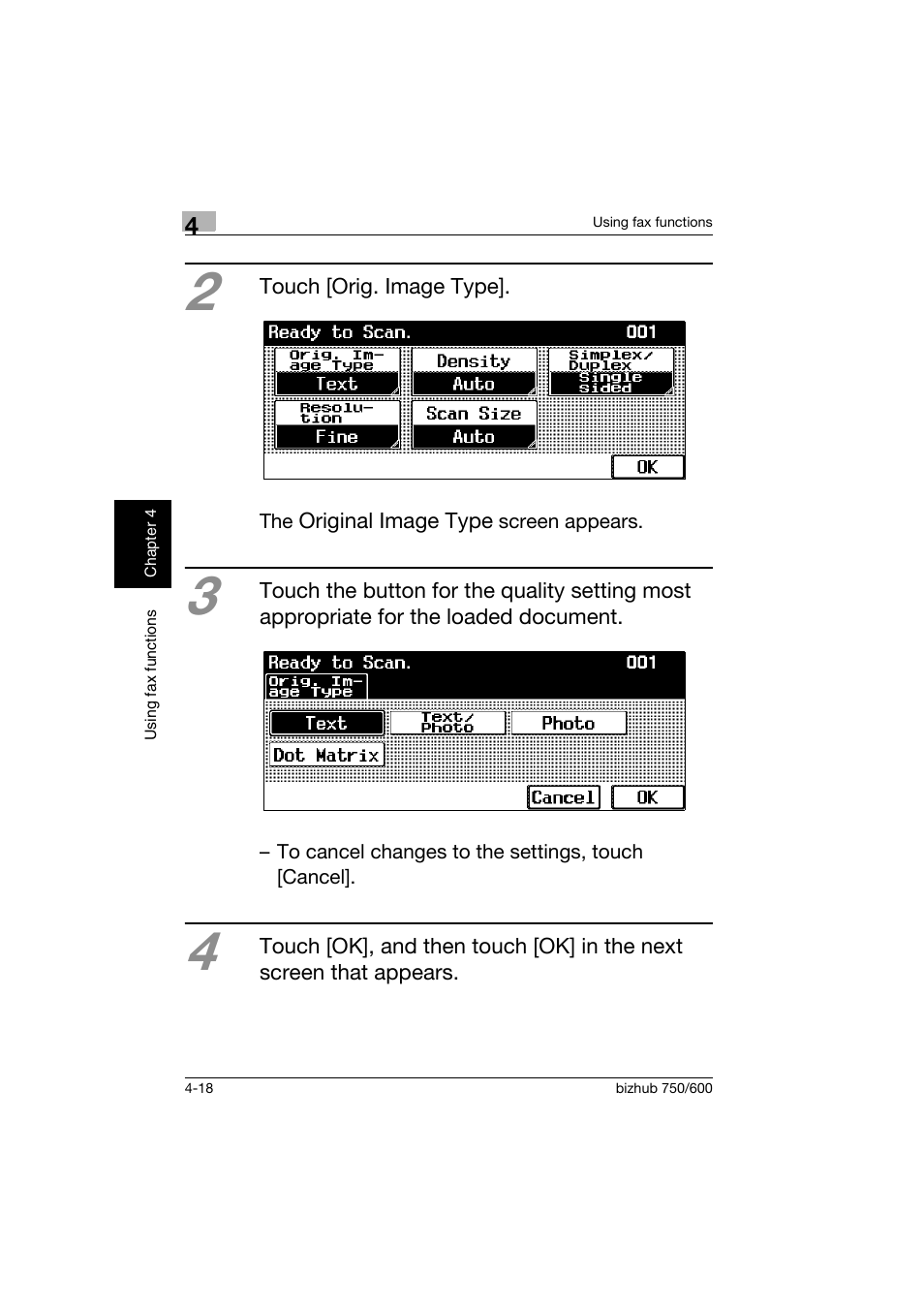 Konica Minolta bizhub 750 User Manual | Page 125 / 150