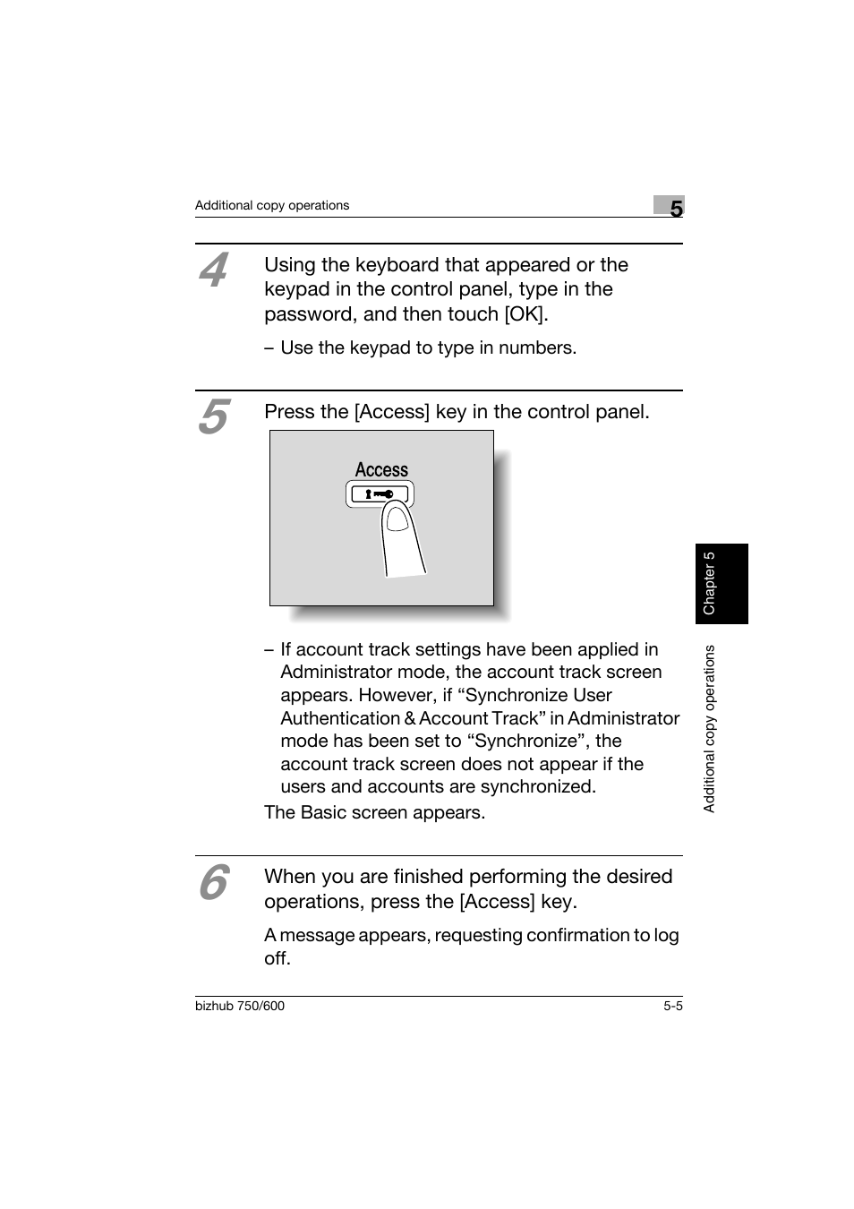 Konica Minolta bizhub 750 User Manual | Page 138 / 150