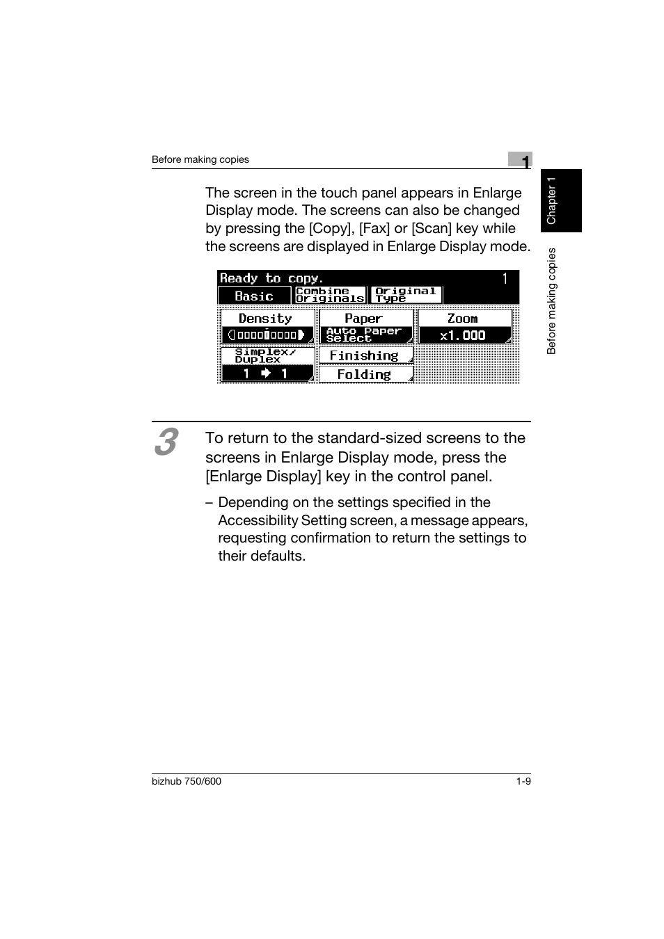 Konica Minolta bizhub 750 User Manual | Page 20 / 150