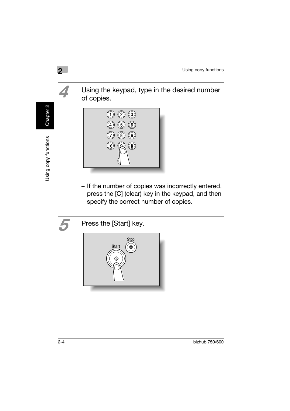 Konica Minolta bizhub 750 User Manual | Page 41 / 150