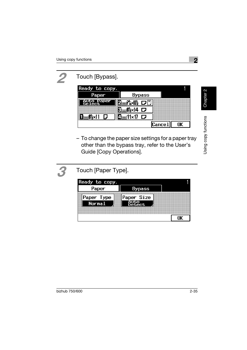 Konica Minolta bizhub 750 User Manual | Page 72 / 150