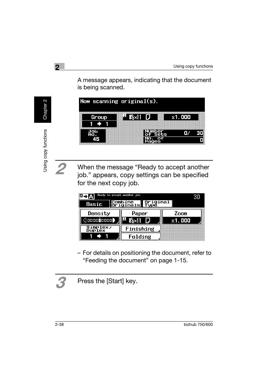 Konica Minolta bizhub 750 User Manual | Page 75 / 150