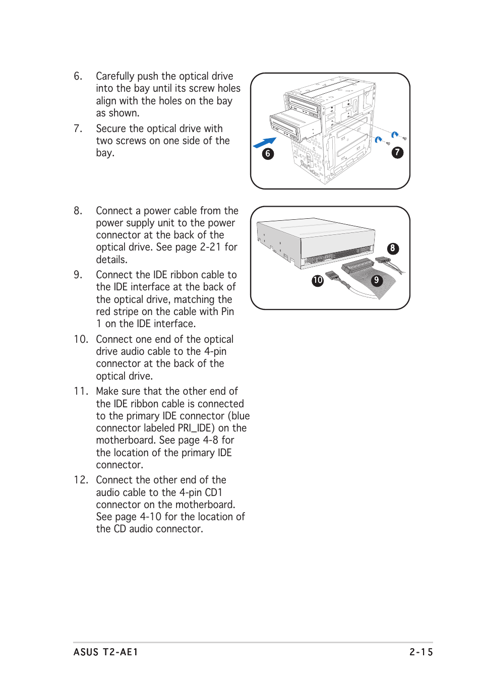 Asus T2-AE1 User Manual | Page 33 / 104