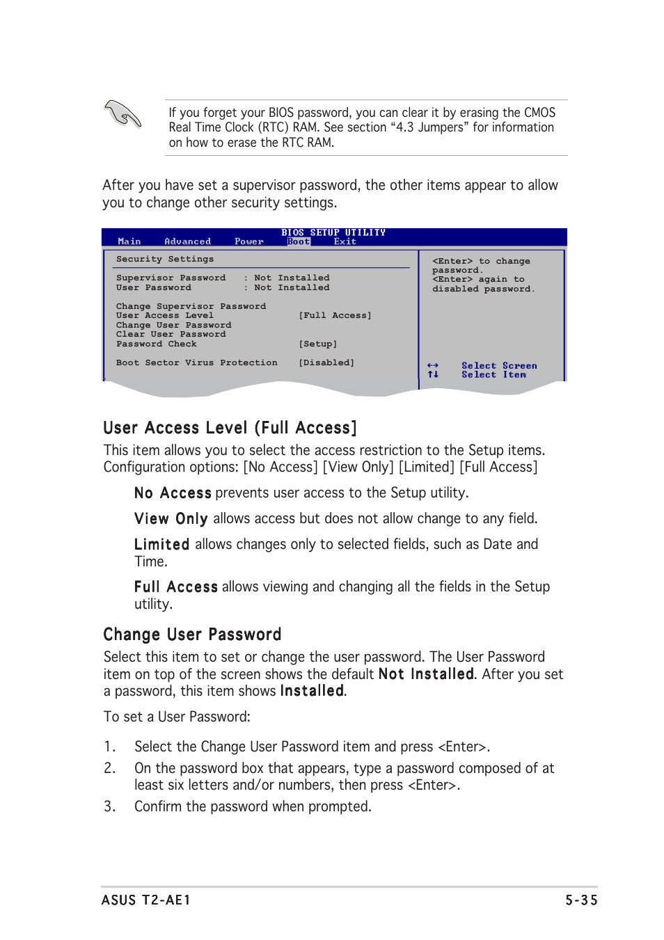 Asus T2-AE1 User Manual | Page 99 / 104