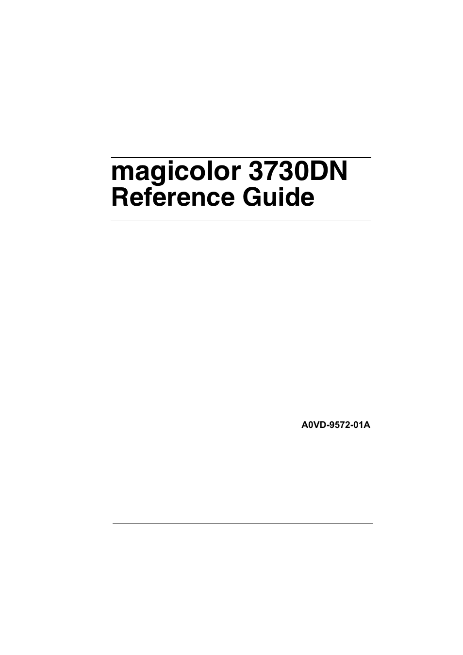 Konica Minolta magicolor 3730DN User Manual | 185 pages