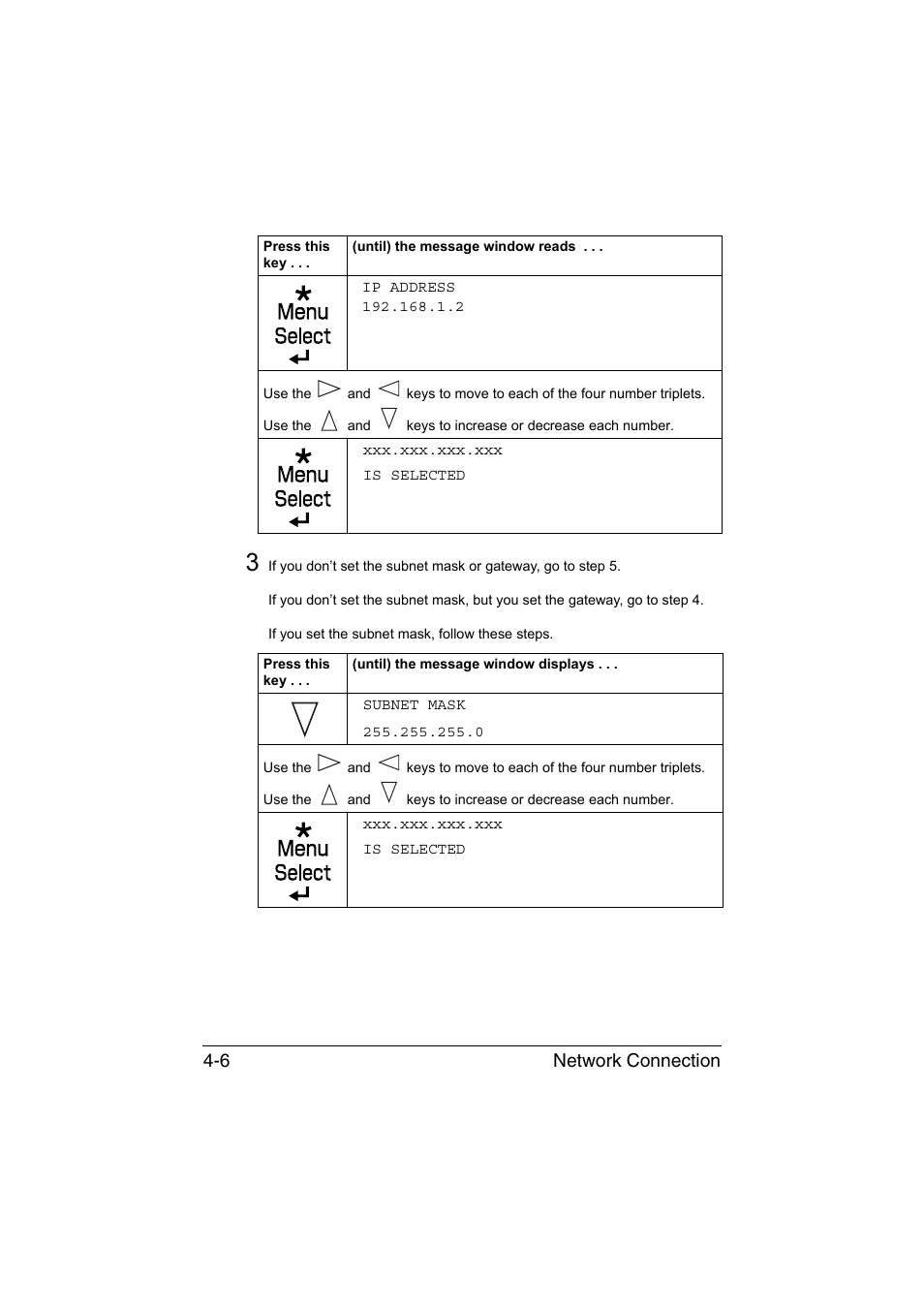 Network connection 4-6 | Konica Minolta magicolor 3730DN User Manual | Page 123 / 185