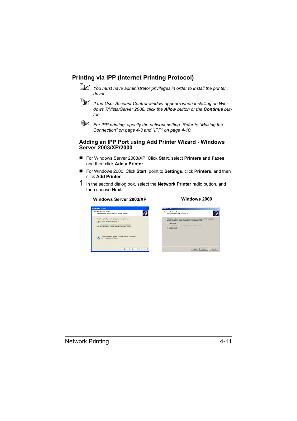 Printing via ipp (internet printing protocol), Printing via ipp (internet printing protocol) -11 | Konica Minolta magicolor 3730DN User Manual | Page 128 / 185