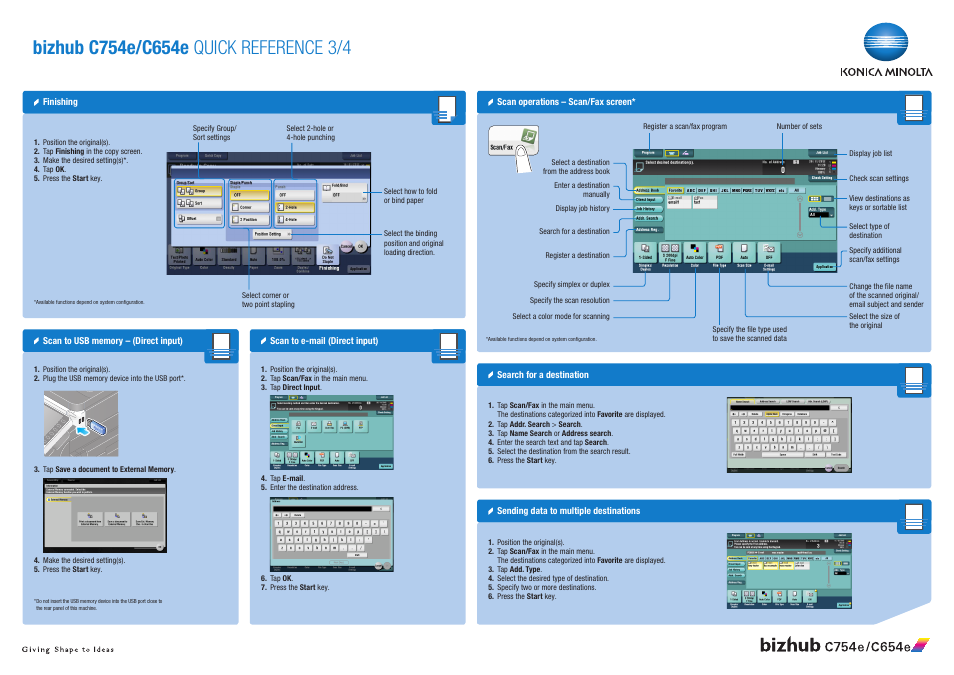 Konica Minolta bizhub C654e User Manual | Page 3 / 4