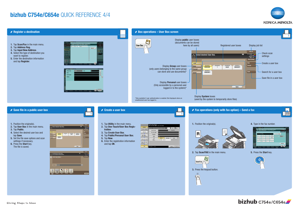 Konica Minolta bizhub C654e User Manual | Page 4 / 4