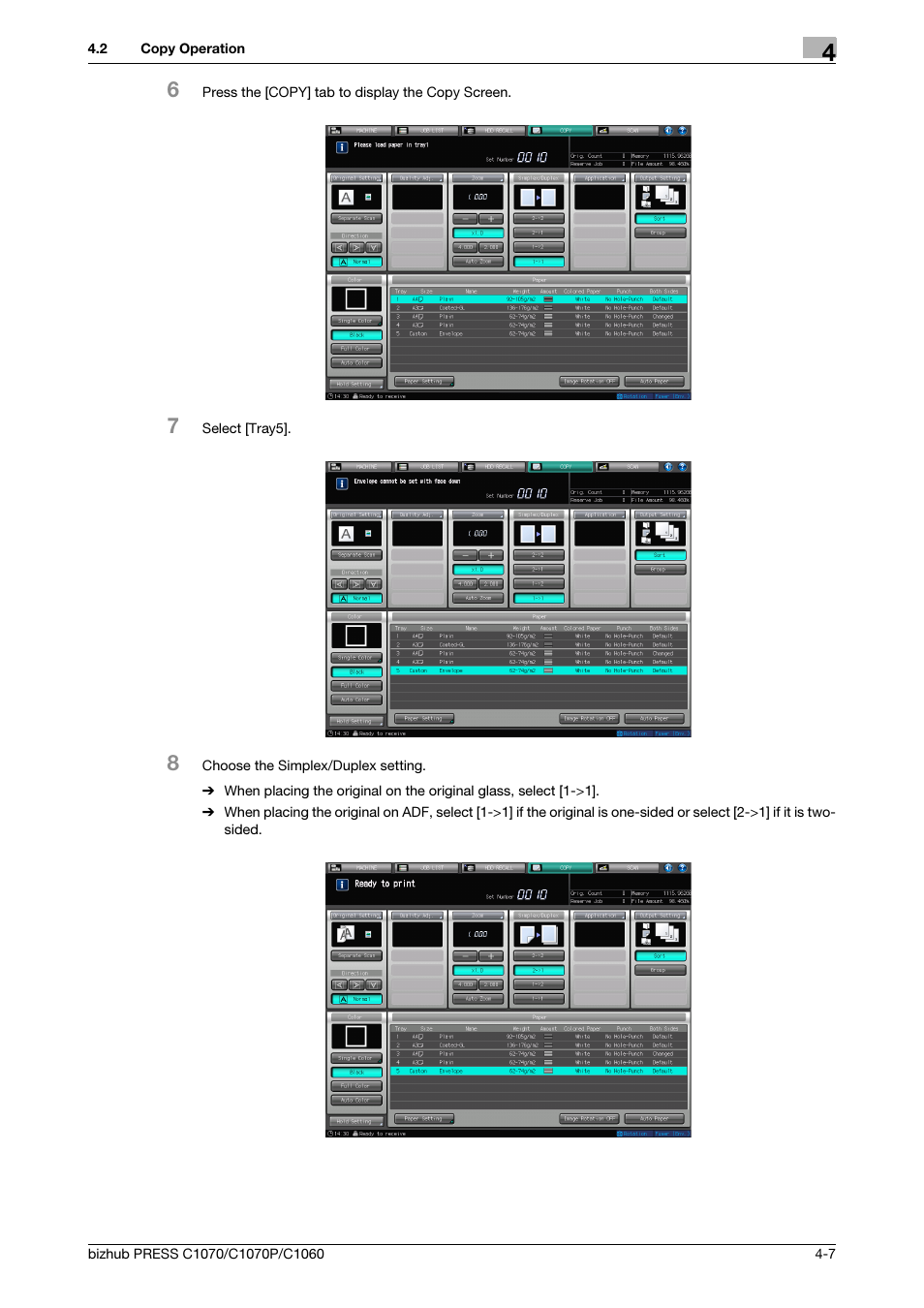 Konica Minolta bizhub PRESS C1070 User Manual | Page 29 / 37