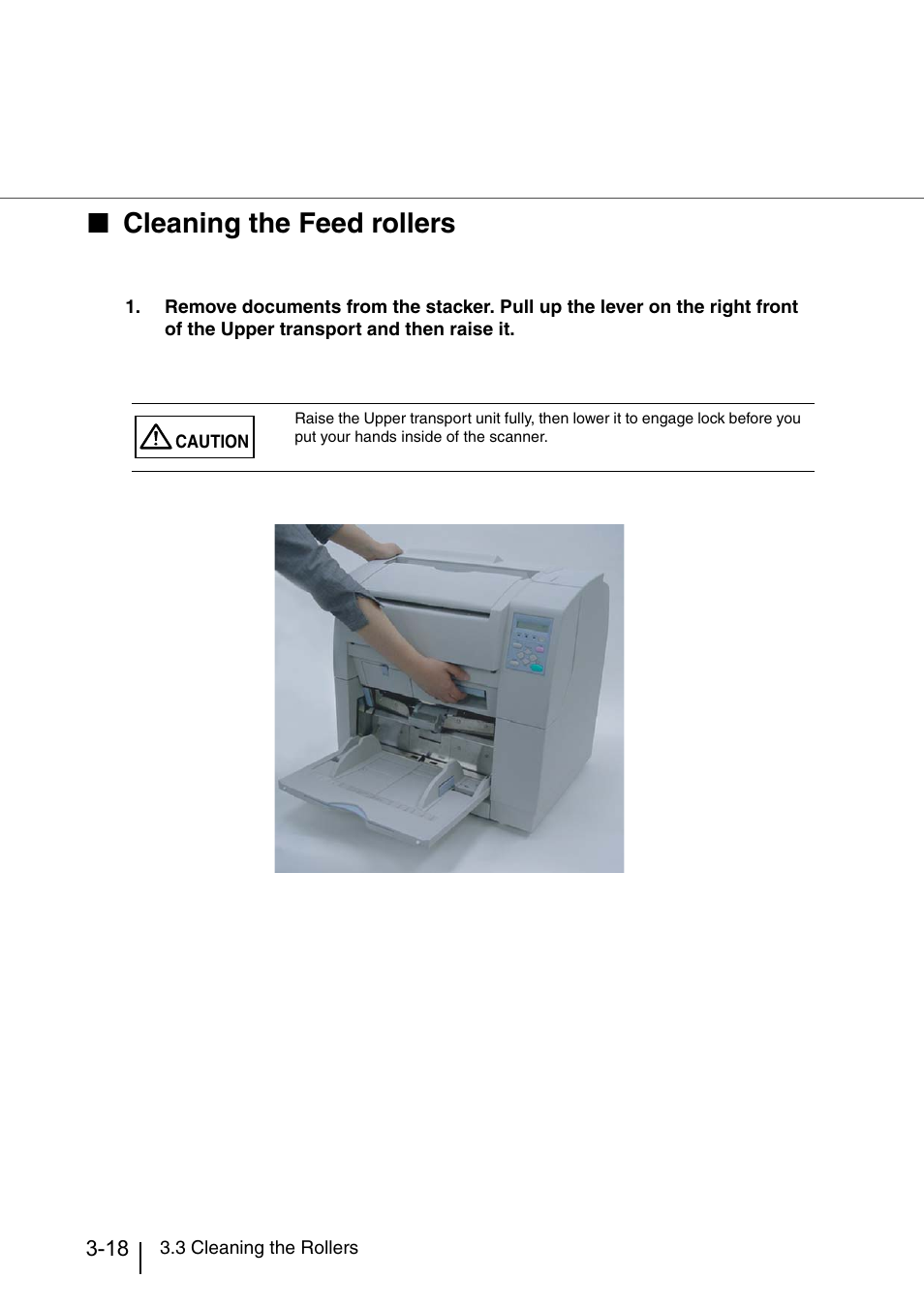 Cleaning the feed rollers | Konica Minolta Fujitsu Scanner User Manual | Page 104 / 316