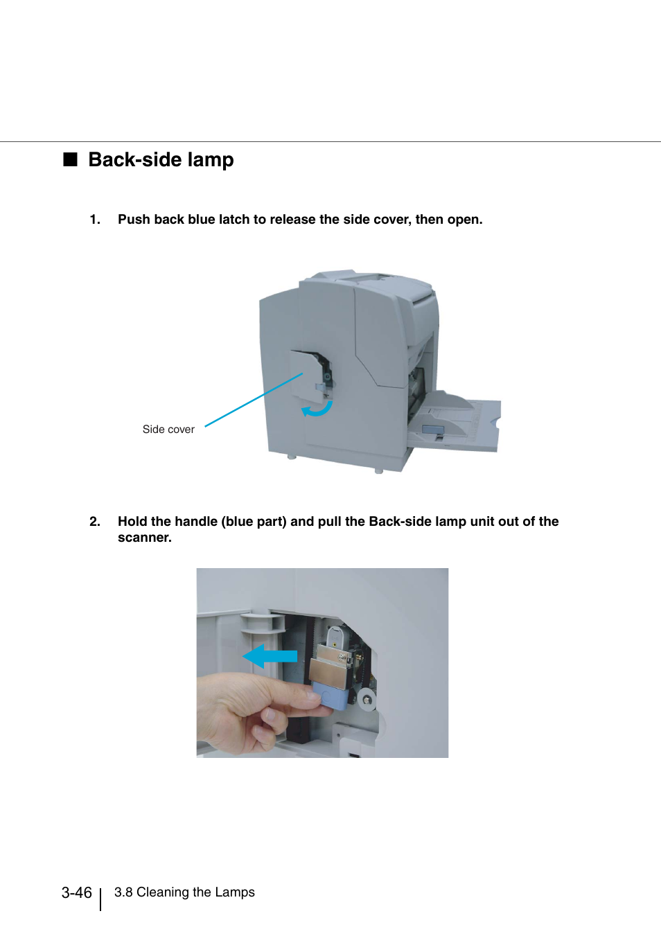 Back-side lamp | Konica Minolta Fujitsu Scanner User Manual | Page 132 / 316