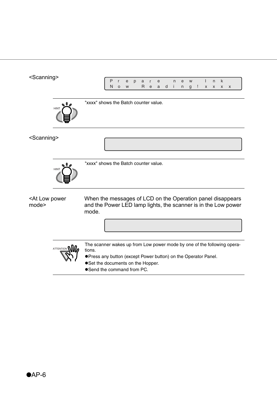 Ap-6, Scanning | Konica Minolta Fujitsu Scanner User Manual | Page 300 / 316