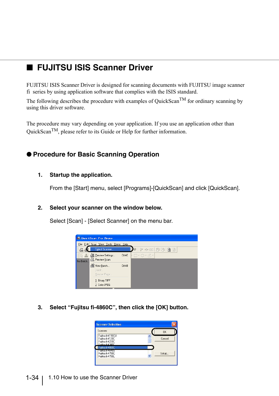Fujitsu isis scanner driver | Konica Minolta Fujitsu Scanner User Manual | Page 60 / 316