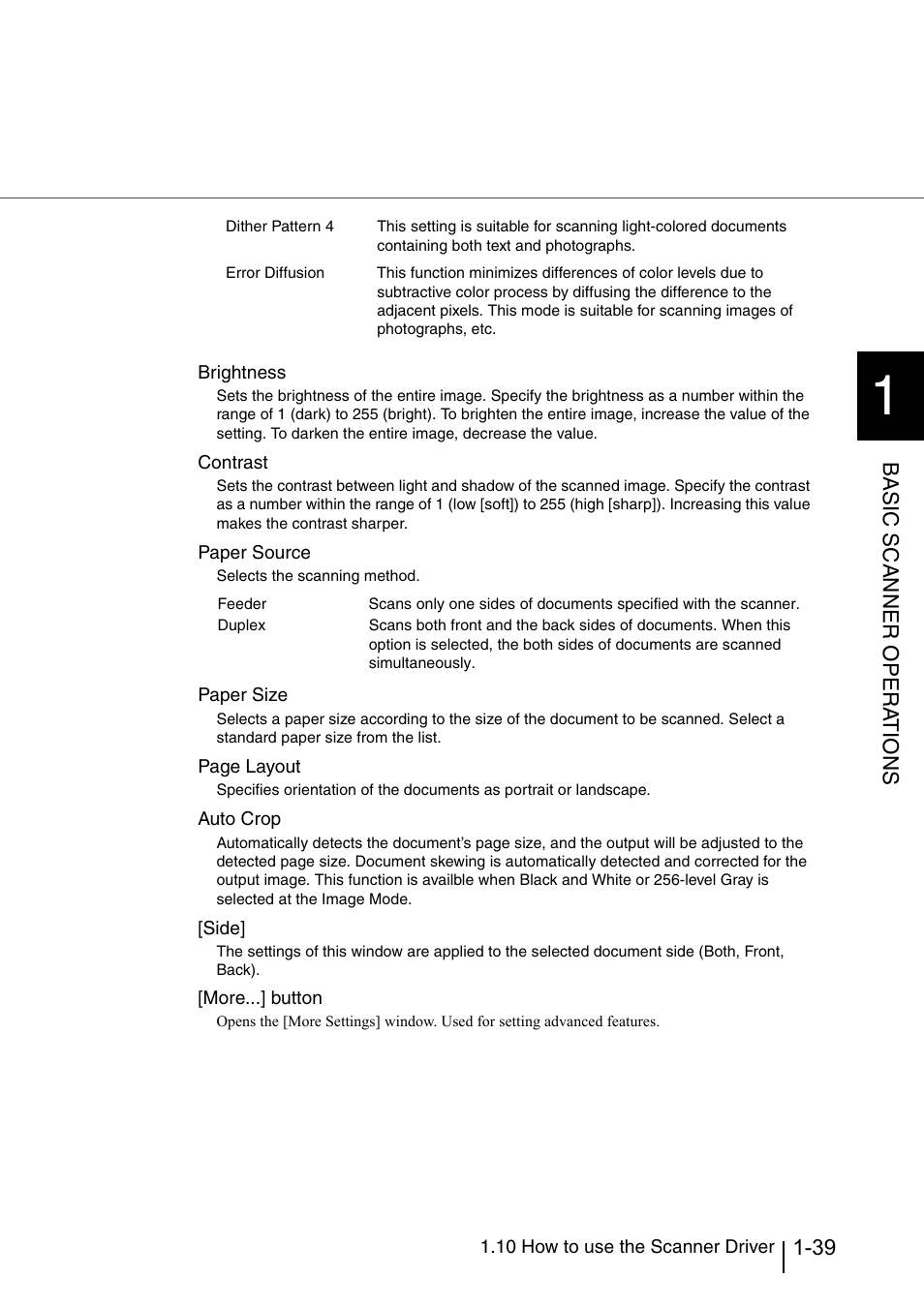 Basic scanner opera t ions | Konica Minolta Fujitsu Scanner User Manual | Page 65 / 316