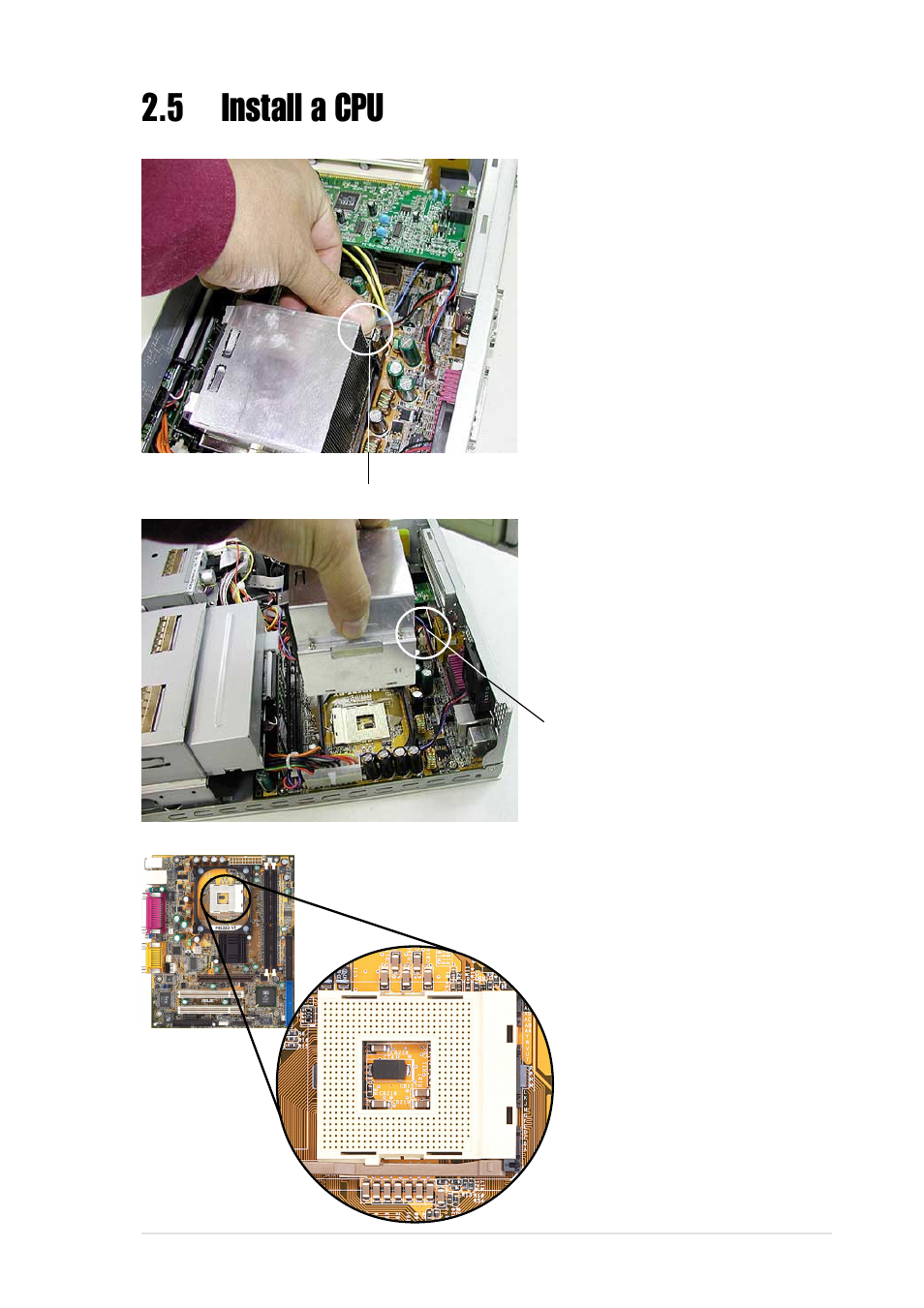 5 install a cpu | Asus Book Size Barebone System Prodigy User Manual | Page 19 / 30