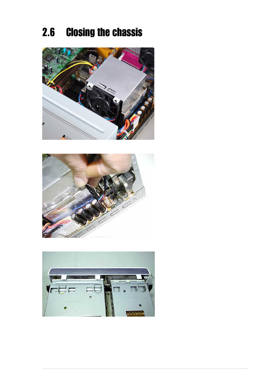 6 closing the chassis | Asus Book Size Barebone System Prodigy User Manual | Page 21 / 30