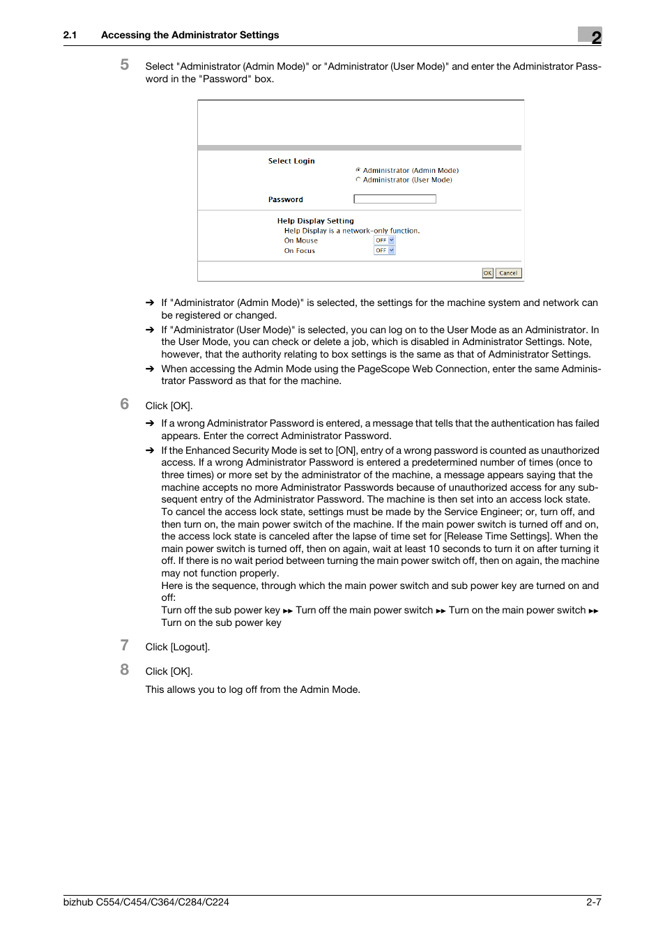 Konica Minolta bizhub C364 User Manual | Page 23 / 195