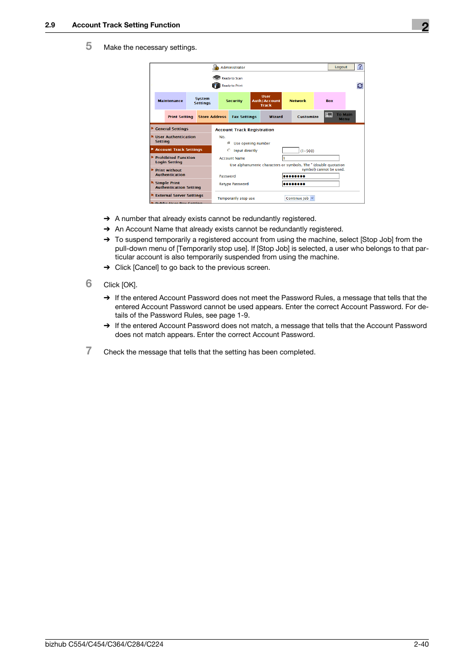 Konica Minolta bizhub C364 User Manual | Page 56 / 195