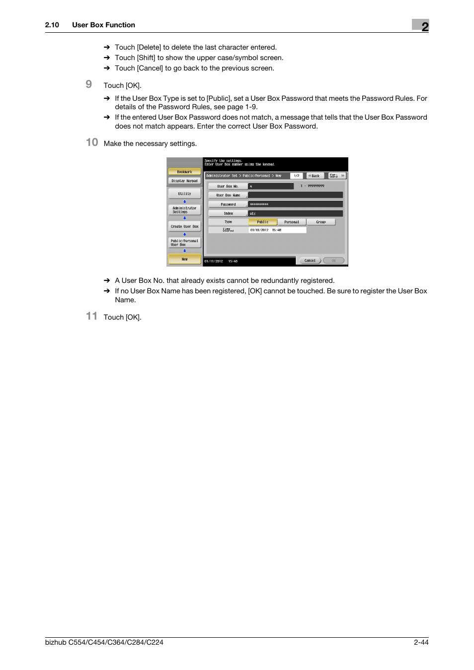 Konica Minolta bizhub C364 User Manual | Page 60 / 195