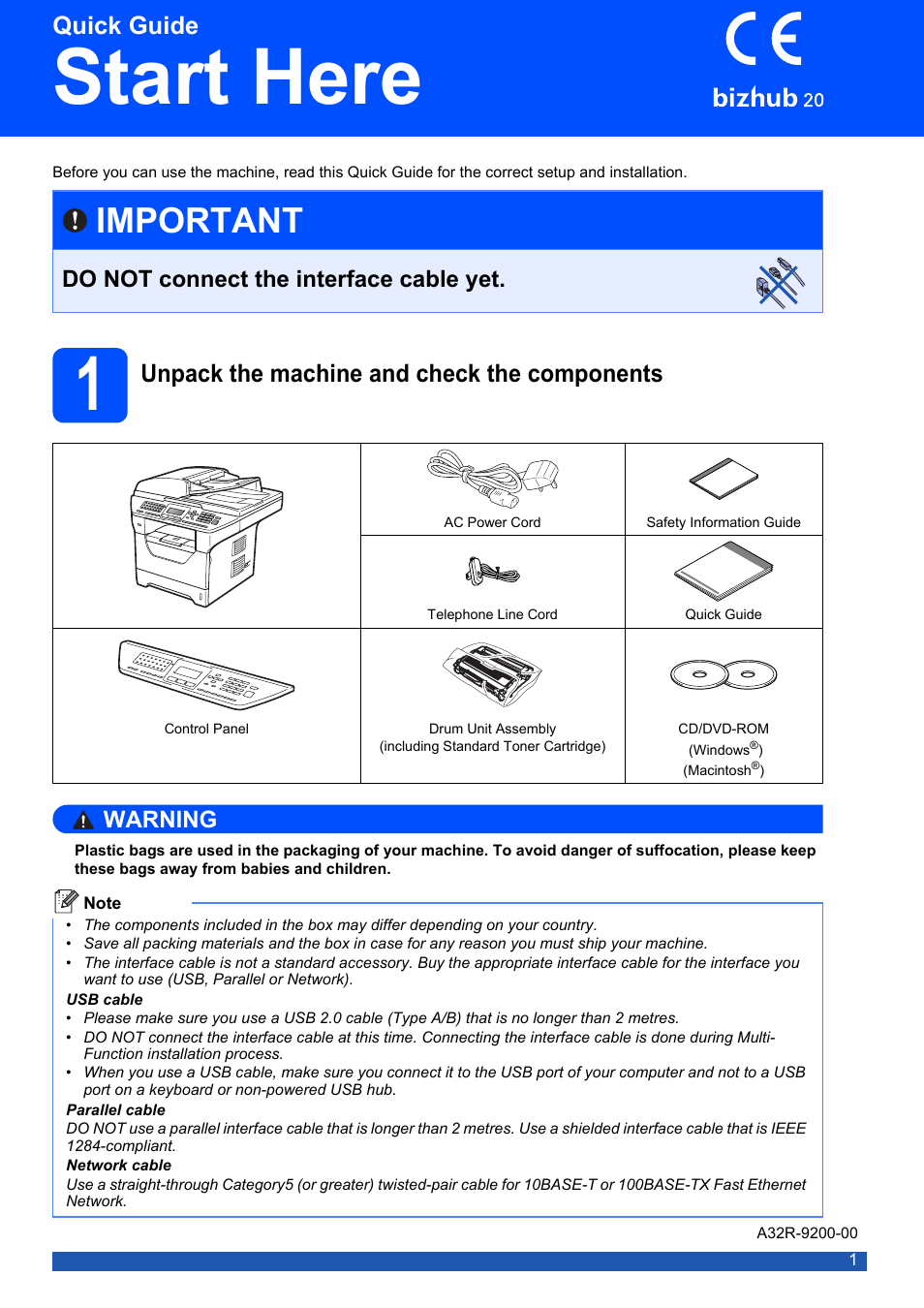 Konica Minolta bizhub 20 User Manual | 31 pages