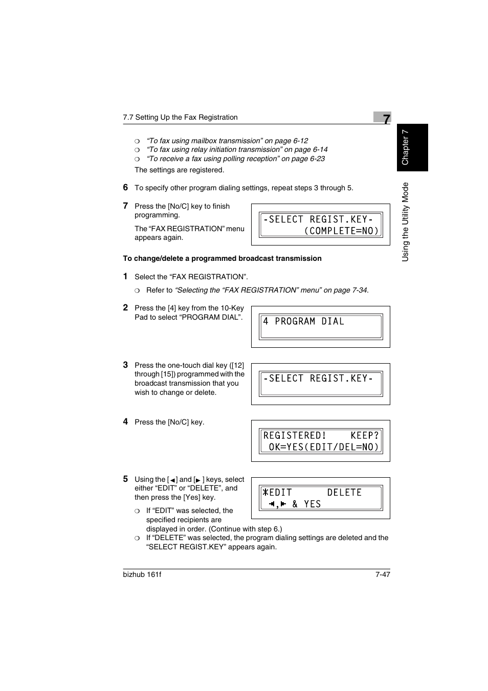 Konica Minolta bizhub 161f User Manual | Page 194 / 284