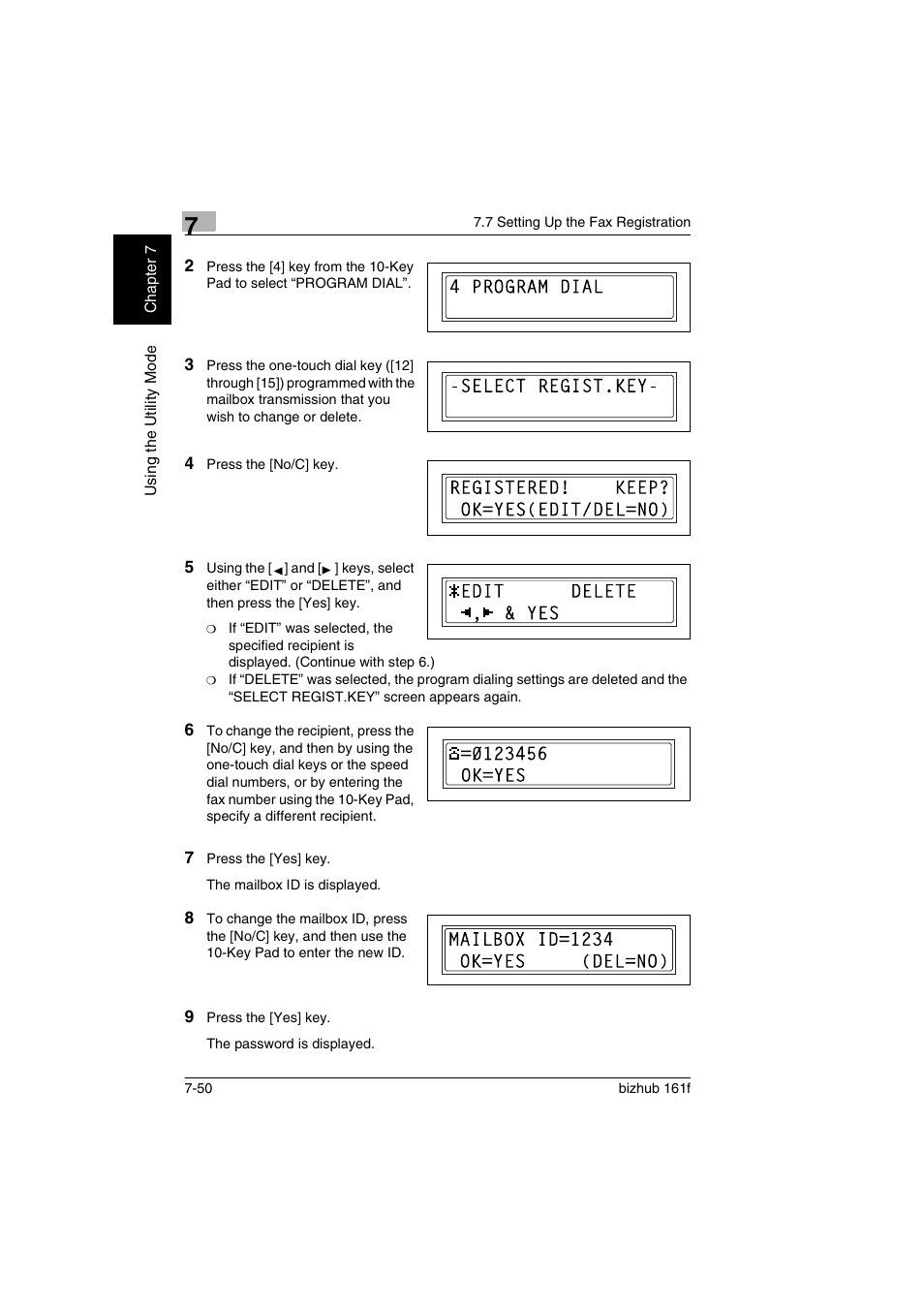 Konica Minolta bizhub 161f User Manual | Page 197 / 284