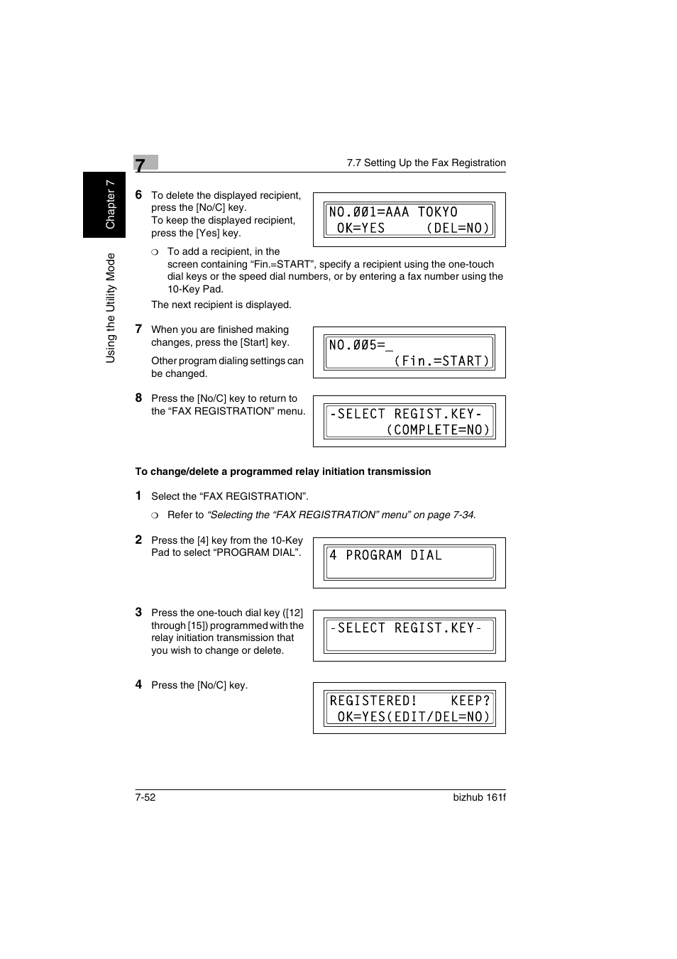 Konica Minolta bizhub 161f User Manual | Page 199 / 284
