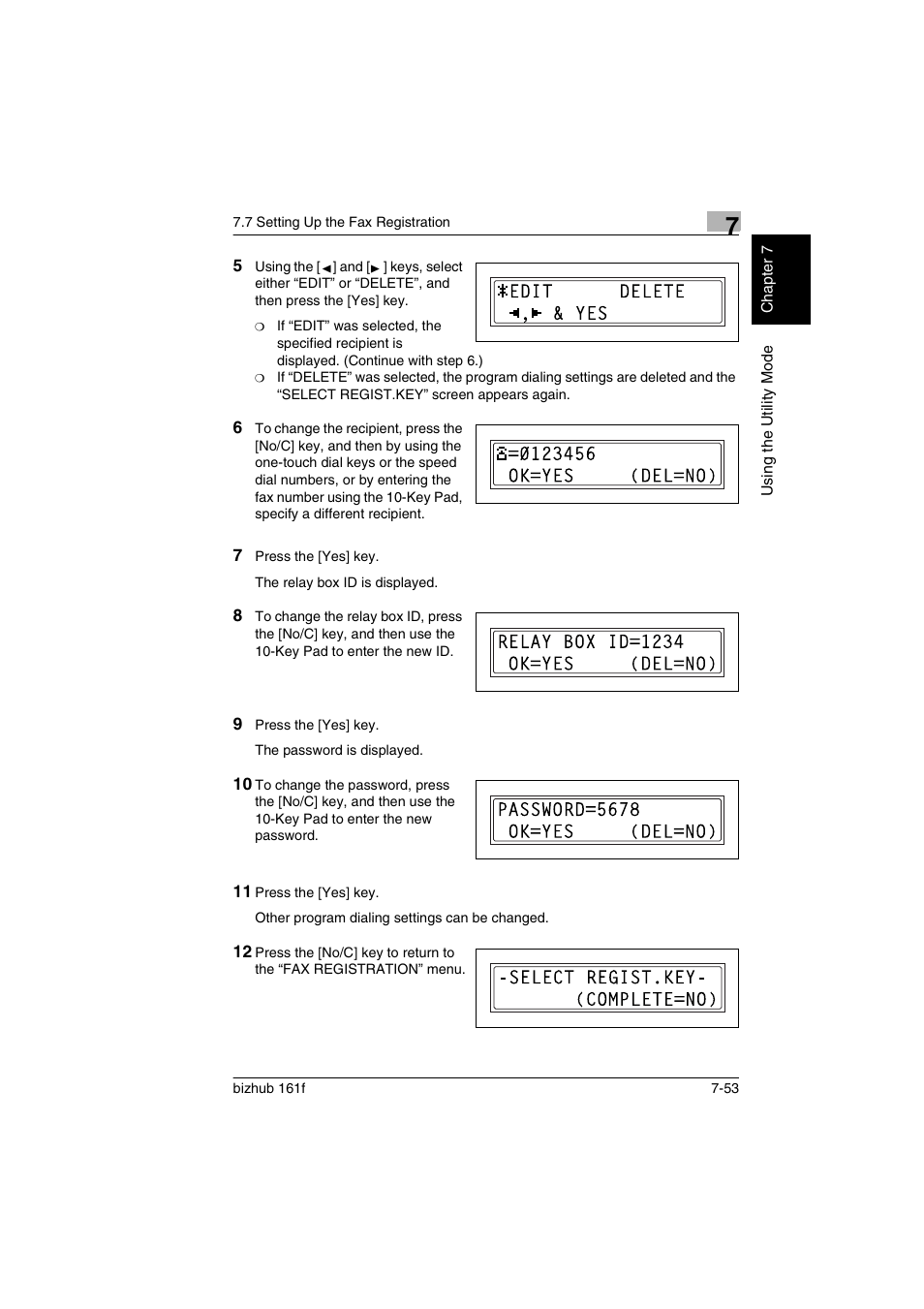 Konica Minolta bizhub 161f User Manual | Page 200 / 284