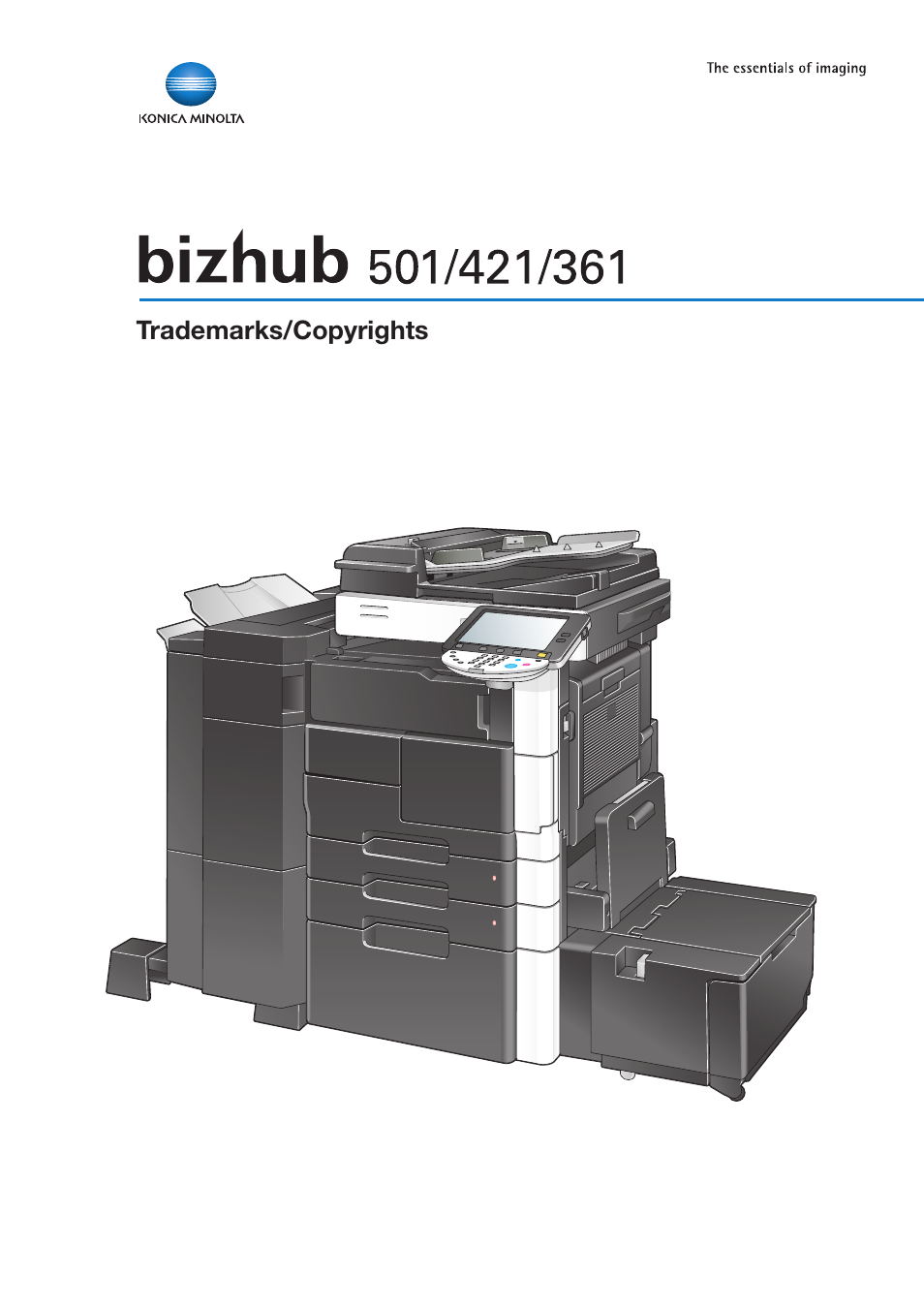 Konica Minolta bizhub 361 User Manual | 10 pages