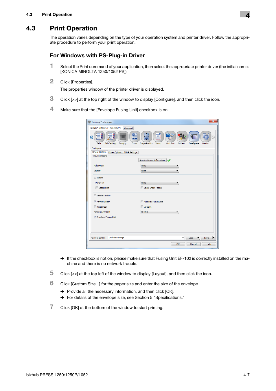 3 print operation, Print operation -7 | Konica Minolta bizhub PRESS 1052 User Manual | Page 30 / 42
