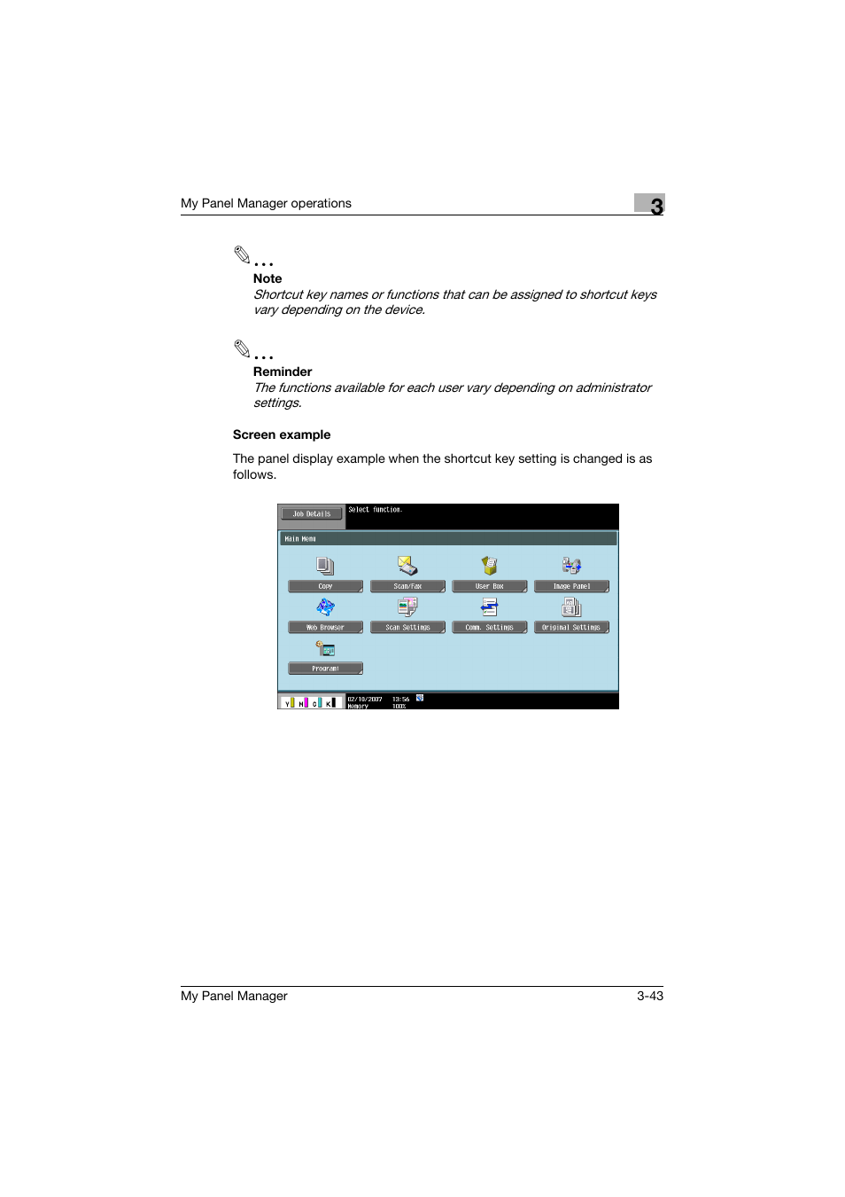 Screen example, Screen example -43 | Konica Minolta PageScope Enterprise Suite User Manual | Page 57 / 132