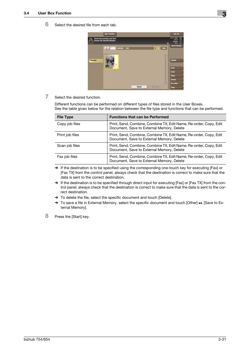 Konica Minolta bizhub 754 User Manual | Page 154 / 195