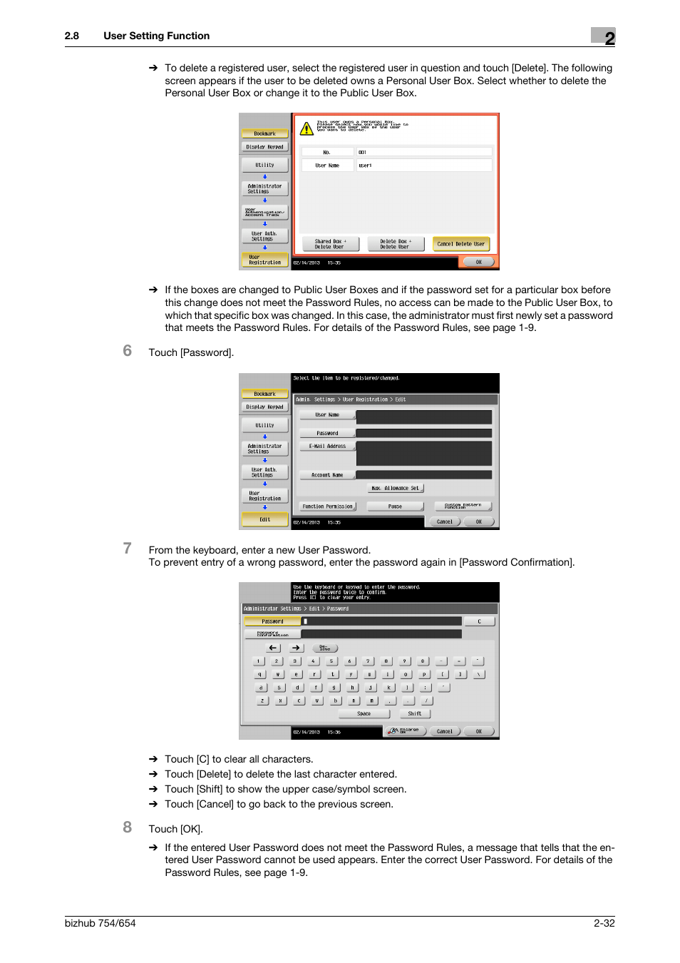 Konica Minolta bizhub 754 User Manual | Page 48 / 195