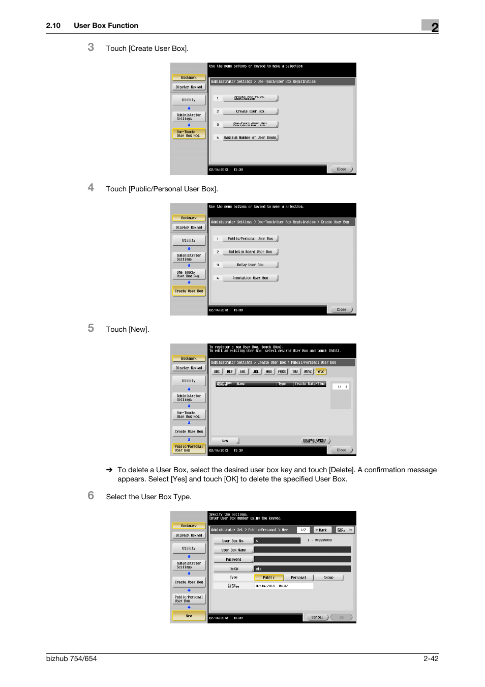 Konica Minolta bizhub 754 User Manual | Page 58 / 195