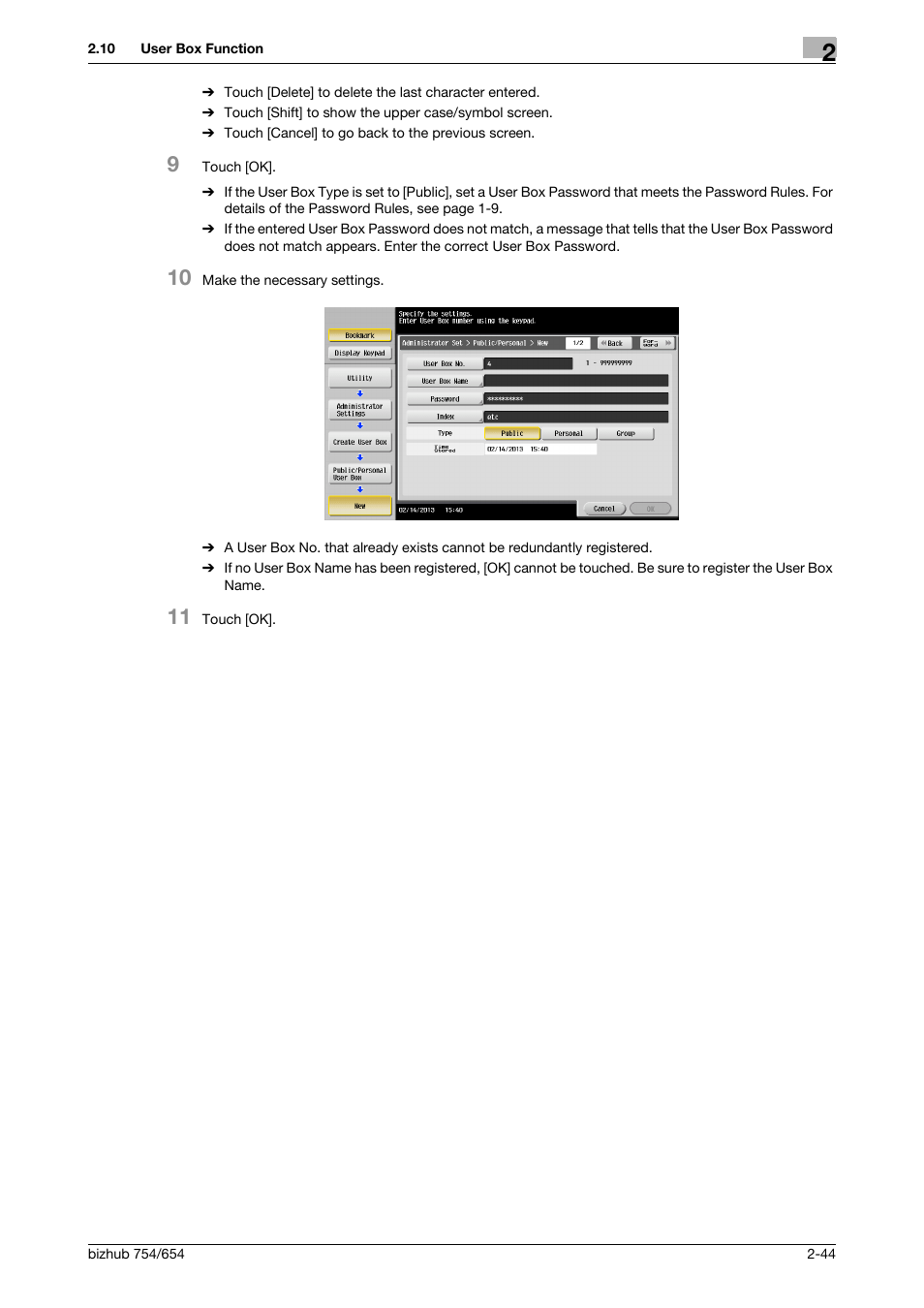 Konica Minolta bizhub 754 User Manual | Page 60 / 195