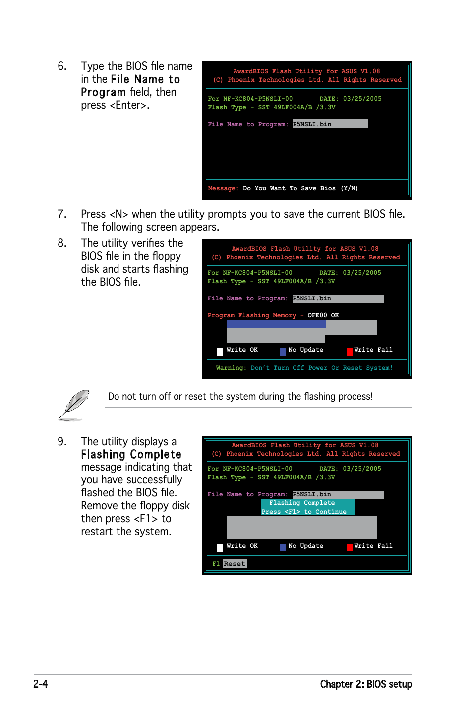 Asus E2234 User Manual | Page 54 / 124