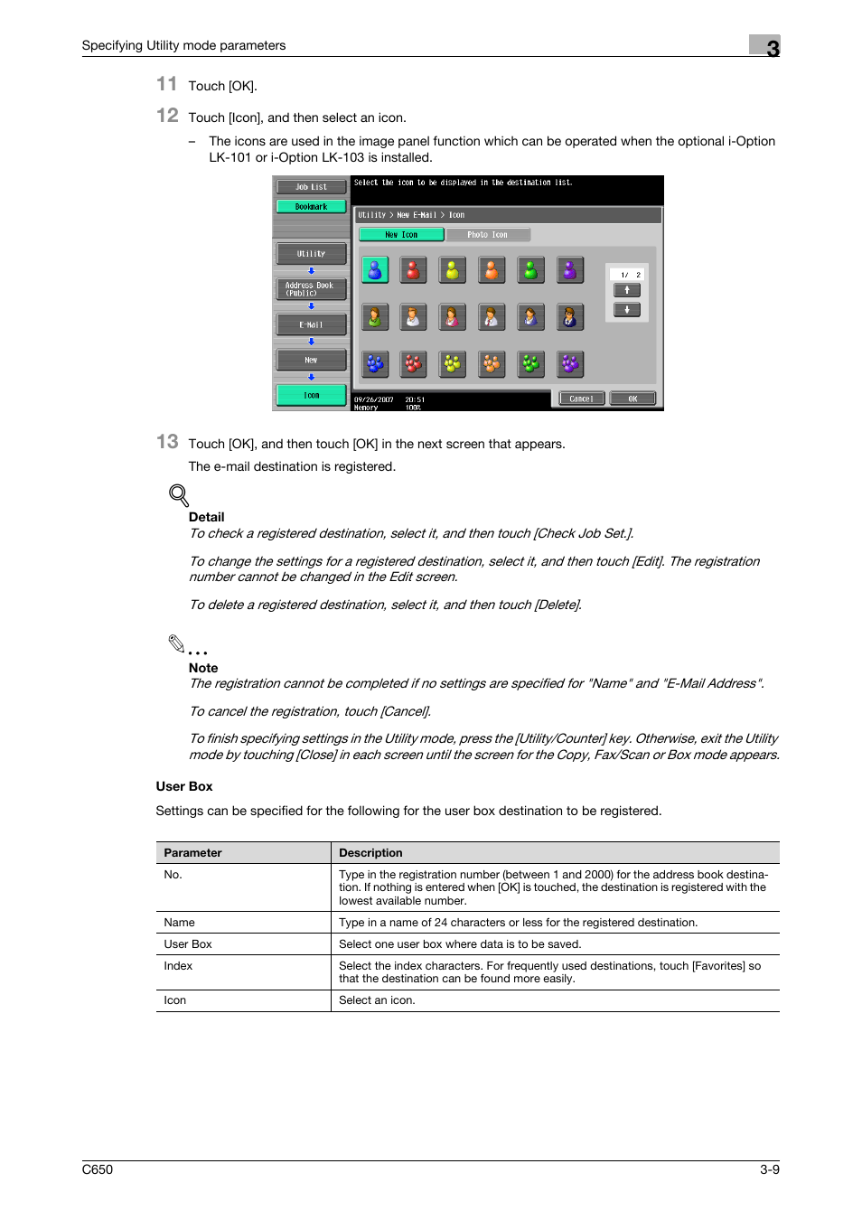 User box, User box -9 | Konica Minolta bizhub C650 User Manual | Page 130 / 304