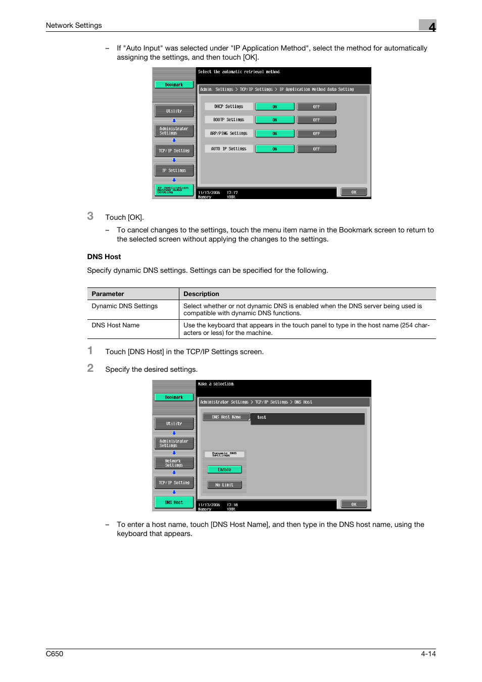 Dns host, Dns host -14 | Konica Minolta bizhub C650 User Manual | Page 194 / 304