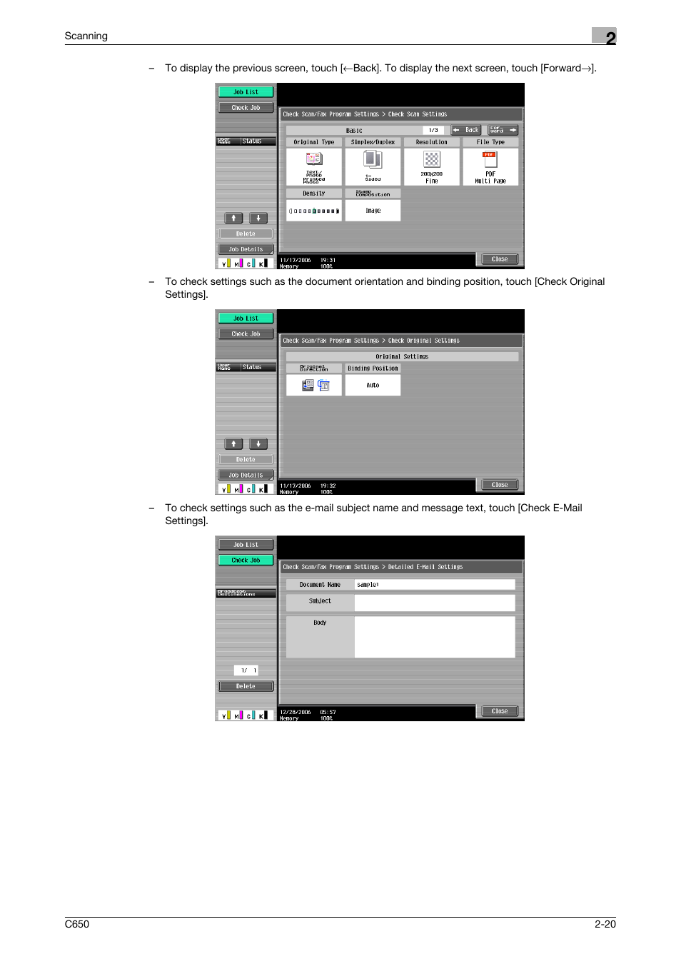 Konica Minolta bizhub C650 User Manual | Page 47 / 304